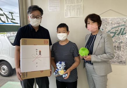 いつも、お部屋を決めてくれてありがとうございます、差し入れです♪