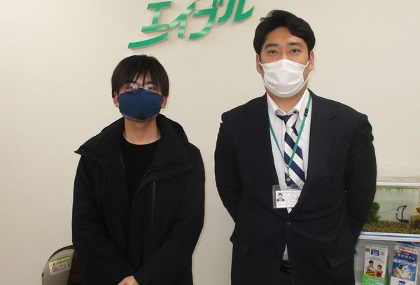とても丁寧で私自身初めての部屋探しでしたが、ご協力のおかげで問題なく手続きを進めることが出来ました。